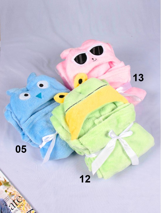 Kids Animal Themed Super Soft Hoodie Blanket